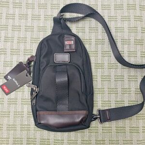 Tumi Alpha Bravo Chest Bag Black Anti-Theft Crossbody